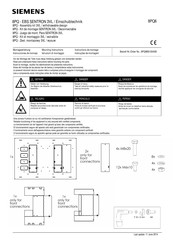 Siemens EBS SENTRON 8PQ Instrucciones De Montaje