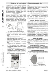 jablotron JA-150P Manual Del Instalador