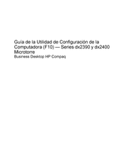 HP Compaq dx2390 Serie Guía De La Utilidad De Configuración