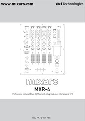 mixars MXR-4 Manual Del Usuario