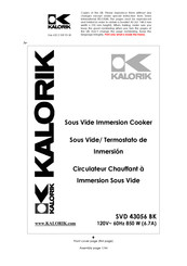 Kalorik SVD 43056 BK Manual De Instrucciones