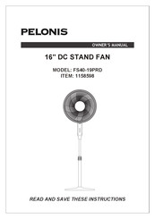 Pelonis FS40-19PRD Manual Del Usuario