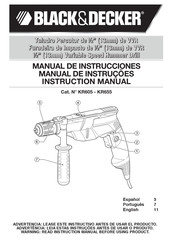 Black and Decker KR605 Manual De Instrucciones