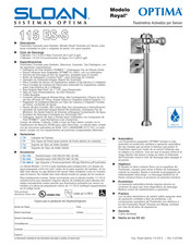 Sloan ROYAL 115 ES-S Guia De Inicio Rapido