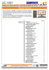 UDE UC-1001 Manual Tecnico