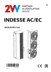 2VV Indesse VCIN Serie Instalación Y Uso