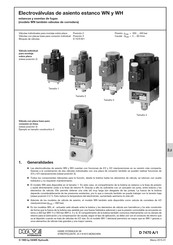 HAWE Hydraulik WH 3 Manual Del Usuario