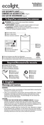 ecolight SE1018-BRM-01LF0-E Guia De Inicio Rapido