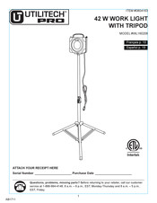 Utilitech Pro 0804163 Manual Del Usuario