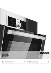 Bosch HMT72G654 Instrucciones De Uso