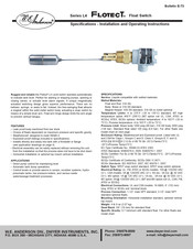 W.E. Anderson FlotecT L4-TOP Instrucciones De Instalacion Y Uso