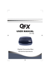 QFX CV-102 Manual Del Usuario