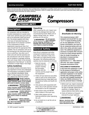 Campbell Hausfeld Cast Iron Serie Manual De Instrucciones