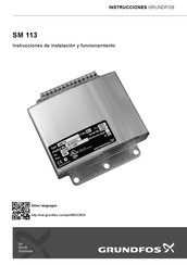 Grundfos SM 113 Instrucciones De Instalación Y Funcionamiento