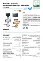 CALEFFI LEGIOMI 600071 Manual De Producto