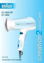 Braun Creation2 CI 1800 DF Instrucciones De Uso