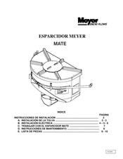 Meyer MATE Instrucciones De Instalación