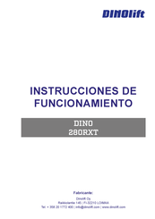 dinolift DINO 280RXT Serie Instrucciones De Funcionamiento