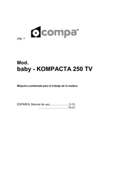 compa baby - KOMPACTA 250 TV Manual De Uso