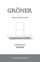 Gröner QCIS90T Manual De Instrucciones