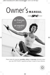 STOTT PILATES SPX Manual Del Propietário