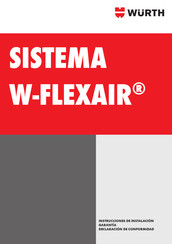 Würth W-FLEXAIR Instrucciones De Instalación