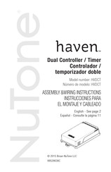 Broan NuTone haven HVDCT Instrucciones Para El Montaje Y Cableado