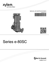 Xylem e-80SC Serie Manual De Instrucciones