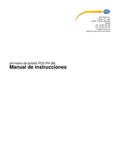 PCE PH 28L Manual De Instrucciones