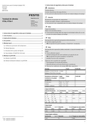 Festo VTSA Instrucciones Para El Montaje