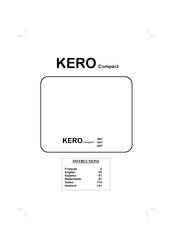 KERO Compact 3007 Manual Del Usuario