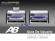 AccuBANKER LED420 Guía De Usuario