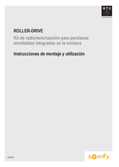 SOMFY ROLLER-DRIVE Instrucciones De Montaje Y Utilización