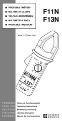 Chauvin Arnoux F13N Manual De Funcionamiento