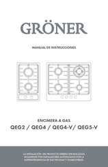 Gröner QEG4 Manual De Instrucciones