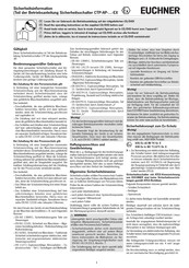 EUCHNER CTP-AP Serie Manual De Instrucciones
