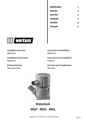 Vetus MGP5455 Instrucciones De Instalación