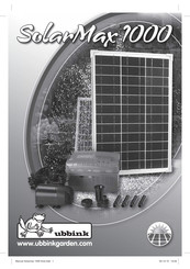 Ubbink SolarMax 1000 Manual De Instrucciones