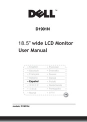 Dell D1901Nc Manual Del Usuario