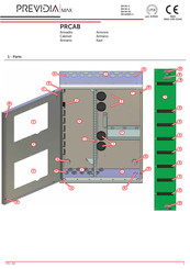 INIM Electronics PREVIDIA MAX DCMIIN1PPRCAB Manual De Instalación