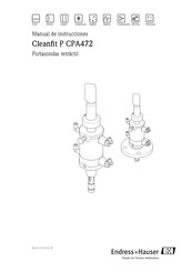 Endress+Hauser Cleanfit P CPA472 Manual De Instrucciones
