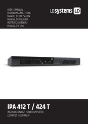 LD Systems IPA 412 T Manual De Usuario