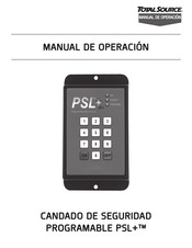 Total Source PSL+ Manual De Operación