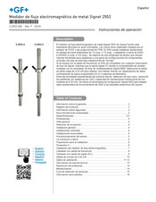 GEORGE FISCHER 3-2552-3 Instrucciones De Operación