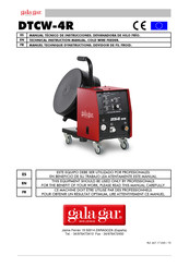 gala gar DTCW-4R Manual Técnico De Instrucciones