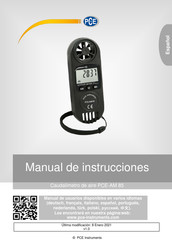 PCE Instruments PCE-AM 85 Manual De Instrucciones