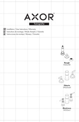Hansgrohe AXOR Rough 1322181 Serie Instrucciones De Montaje