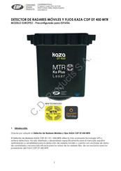 CDP KAZA DT 450 MTR Manual Del Usuario
