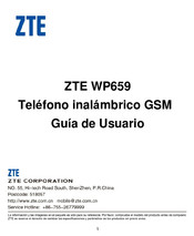 ZTE WP659 Guía De Usuario