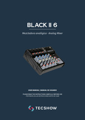 TECshow BLACK II 6 Manual De Usuario